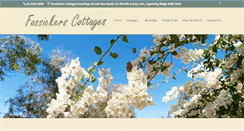 Desktop Screenshot of fossickerscottages.com